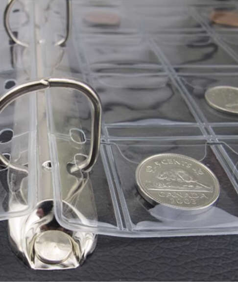 10 x Universal Coin Album Page --A4 20 Pocket Page