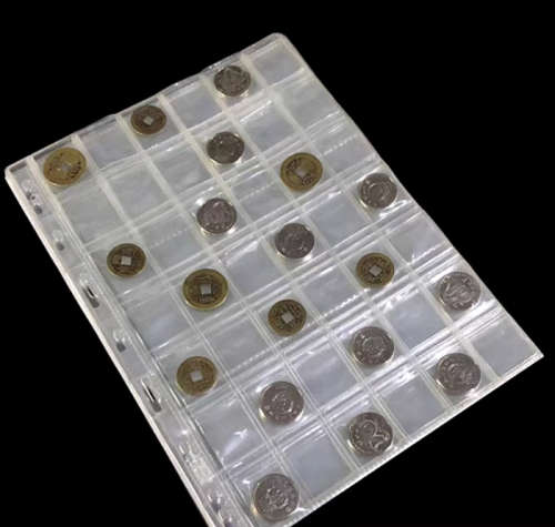 10 x Universal Coin Album Page --A4 42 Pocket Page