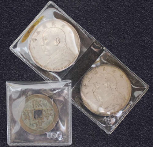 10 of Foldable Coin Holder Coin Pocket 65x65mm