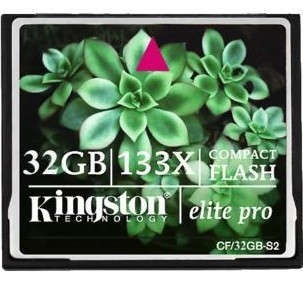 Kingston Compact Flash (CF) Elite Pro 133x 32Gb