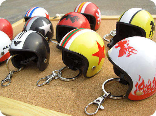 Mini-Helmet Keychain