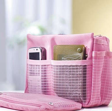 Pink Purse Organiser Handbag Organiser Insert