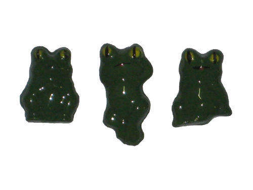 Ceramic mosaic insert Frog