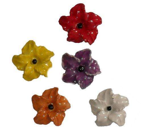 Ceramic mosaic inserts Flower