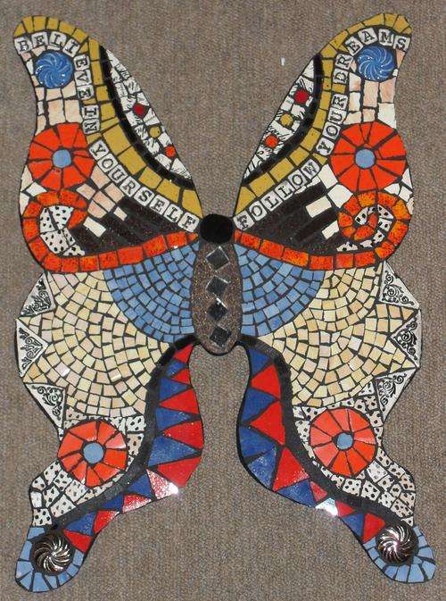 MOSAIC INSERTS: Mosaic Butterfly