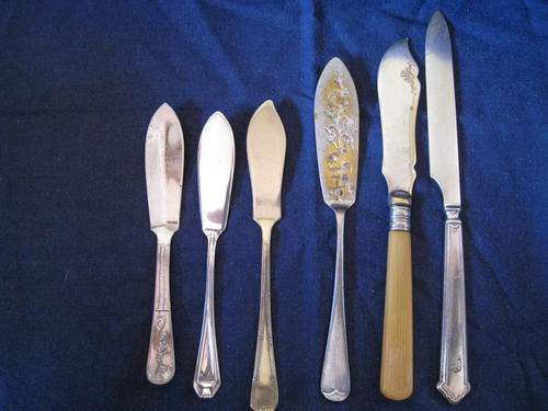 mix lot butterknives etc