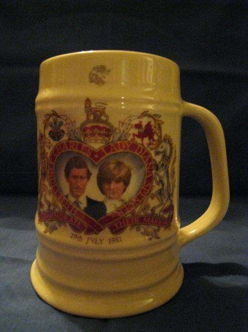 Charles & Diana Beermug