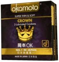 Okamoto Crown Condoms - World's BEST condom - BULK PACK OF 24 - Free shipping!