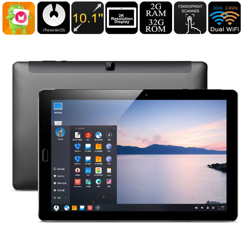 Dual-OS Tablet PC Onda V10 Pro - Android 6.0, Phoenix OS, 2K Display, Quad-Core CPU, 2GB RAM, 6600mA