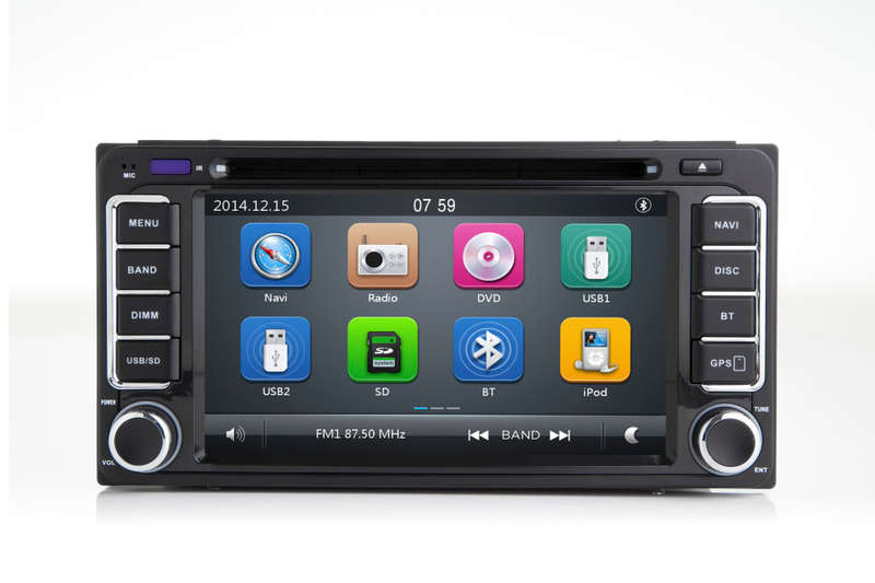 6.2 Inch Toyota Car GPS Radio