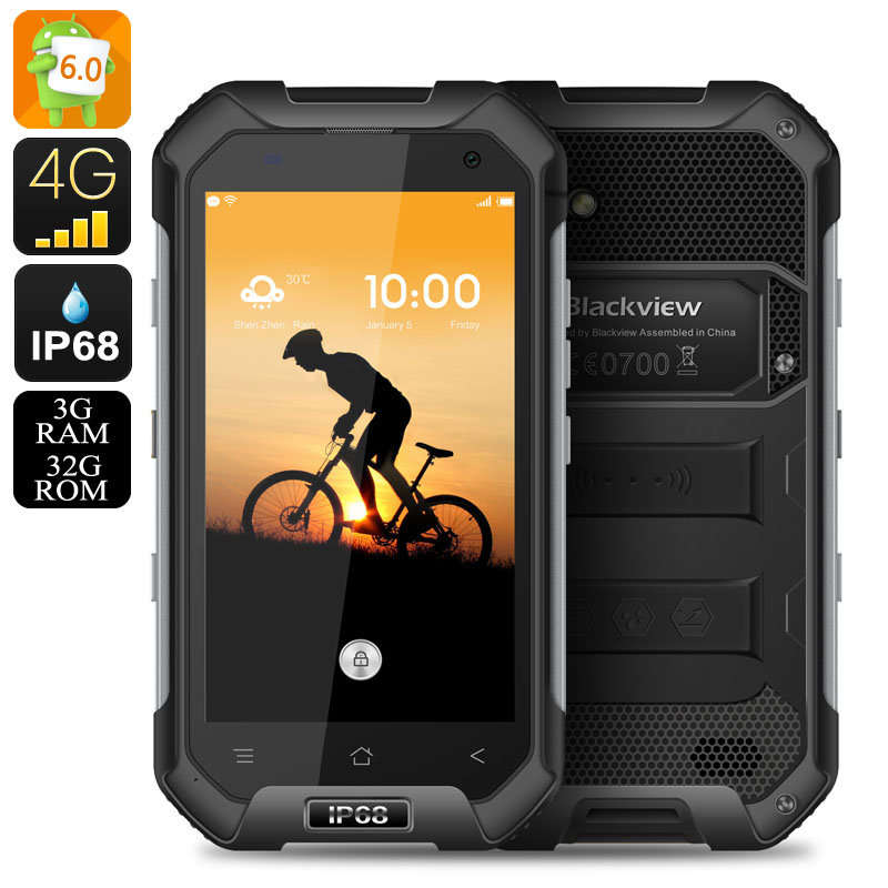 Blackview BV6000 smartphone - (BLACK)
