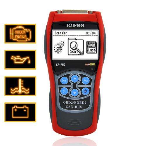 Professional Grade OBD-II + EOBD Code Reader + Scanner FREE SHIPPING