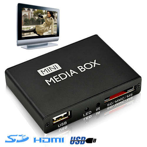 Digital Media Player for TV (HDMI, USB, SD, AV)