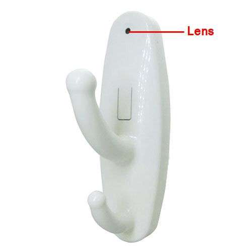 1280 x 960 HD Clothes Hook Hidden Spy Camera, Motion Activated DVR