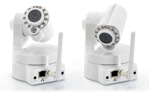Wireless IP Security Camera - Smartphone PTZ Control, CMOS, Night Vision