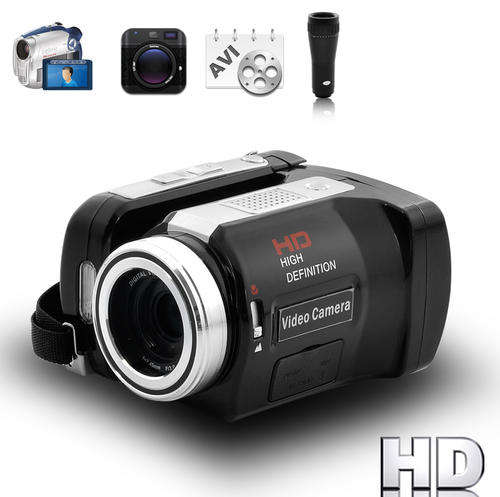 720P Handheld HD Digital Camcorder with Optical Telescope Zoom Lens