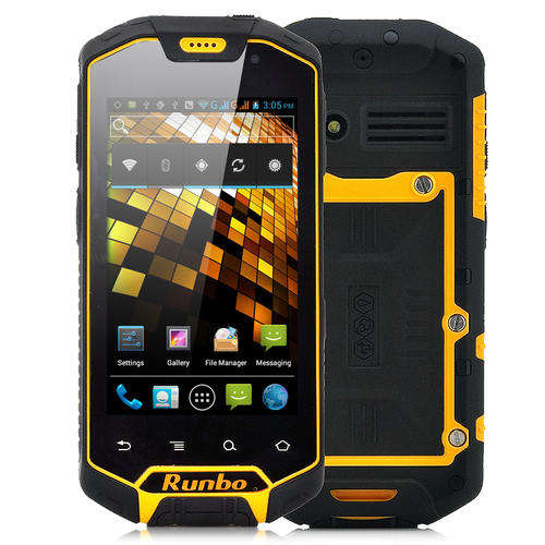Rugged Android 4.0 Phone "Runbo X5" - 4.3 Inch Screen, 1GHz Dual Core, Dual SIM, Waterproof, Walkie