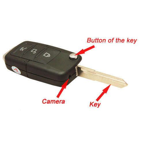 High Definition and Multi-function Car High Definition Car Key Spy Camera DVR Support Spy Camera DVR
