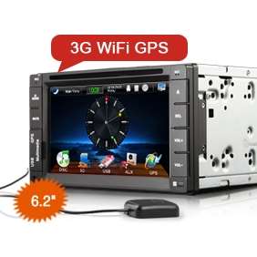 6.2" Digital Touchscreen Car GPS PiP