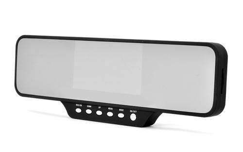 Car Mirror DVR with 4.3 Inch Screen - Ultra Wide 260 Degree Recording Angle, Parking Camera