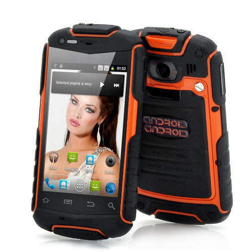 3.5 Inch Rugged Android Phone "Enyo" - Water Resistant + Dustproof + Shockproof (Orange)