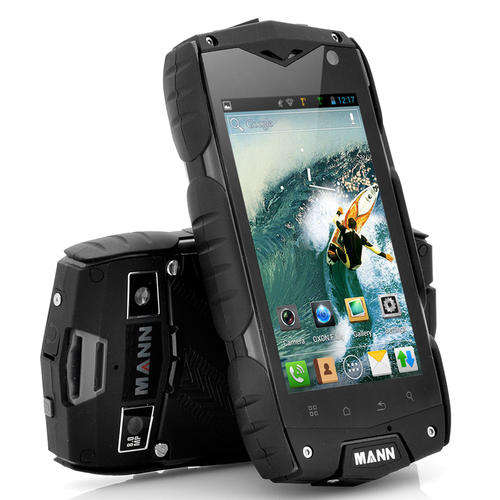 Rugged Android Phone "Mann A18" - 4 Inch Screen, Snapdragon Dual Core CPU, IP68 Waterproof, Shockpro