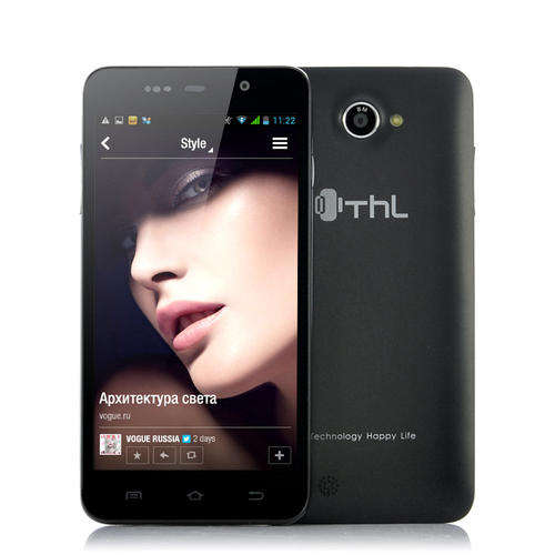 5 Inch HD Quad Core 1.5GHz Android 4.2 Phone "ThL W200" - 1GB RAM, 8GB Internal Memory (Black)