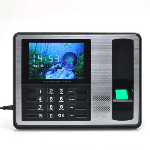 Self-Service Fingerprint Time Attendance - 4 Inch TFT Screen, 1000 Fingerprint Capacity FREE SHIPPIN