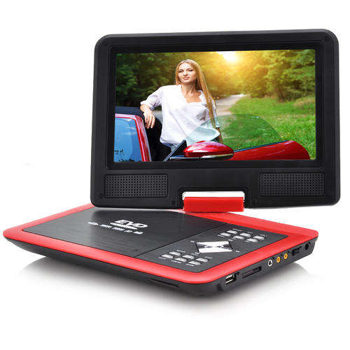 8.7 Inch LCD Portable DVD Player - Gaming, Copy Function, 270 Degree Swivel Rotation