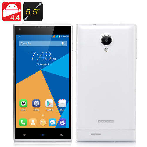 DOOGEE Dagger DG550 Phone - Android 4.4, 13 MP Rear Camera, F2.2 Aperture, Octa Core