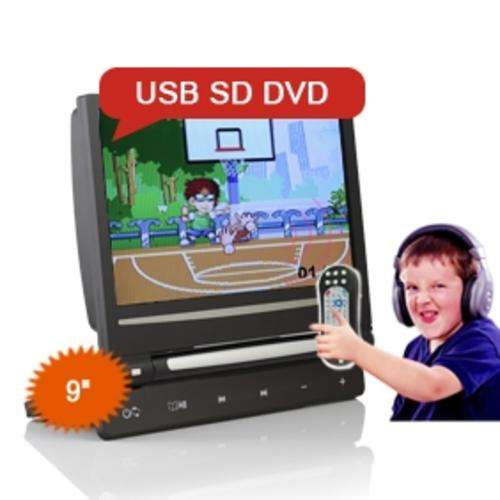 9" Digital Screen Car Monitor Headrest USB SD DVD