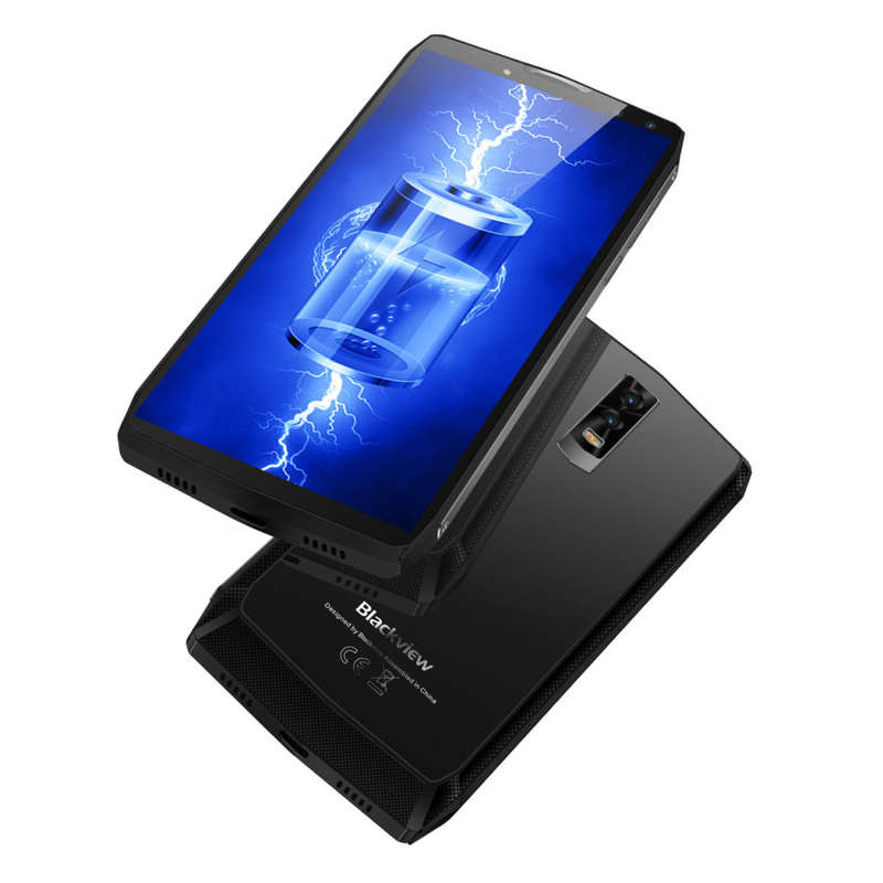 Blackview P10000 Pro Phone - Octa-Core CPU, Android 7.1, 11000mAh, Dual Rear+Dual  GREY