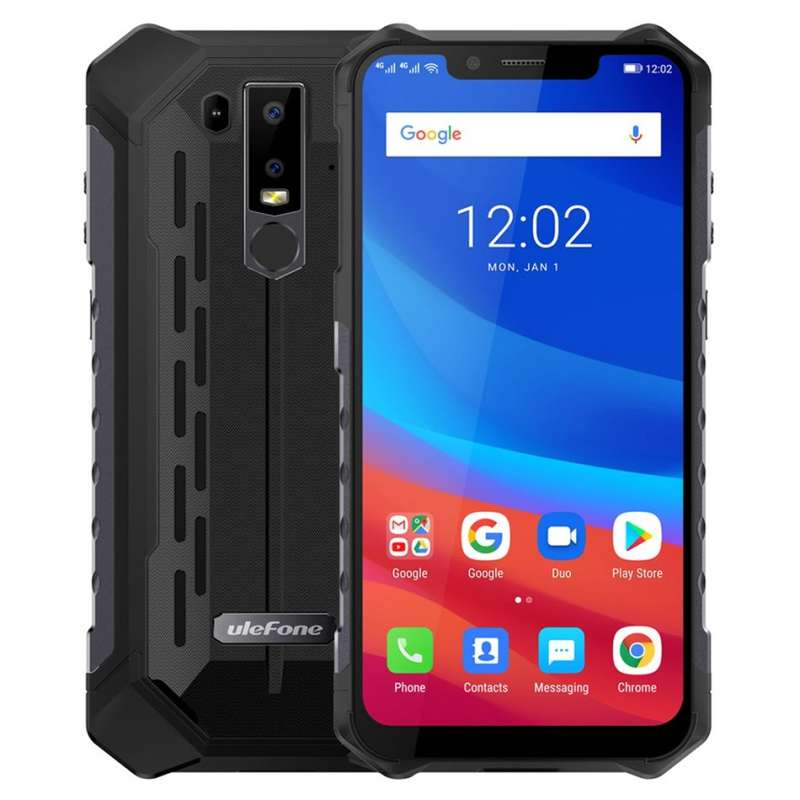 Ulefone Armor 6 Rugged Phone, Dual 4G & VoLTE, 6GB+128GB (BLACK)