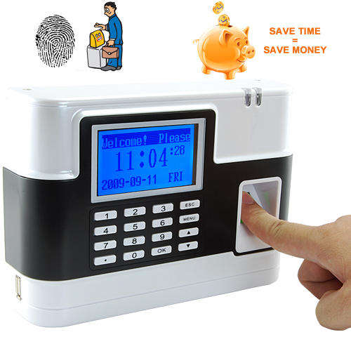 Fingerprint Time Attendance And Door System (White)___(INCL. SHIPPING)