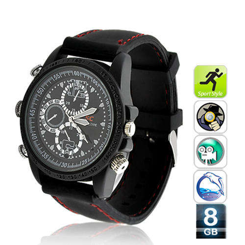 Voyeur - Sports Spy Camera Watch With 8GB Memory___(INCL. SHIPPING)