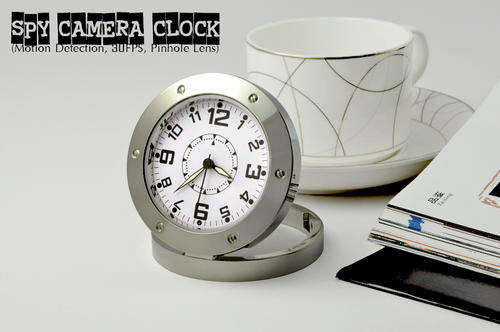 Spy Camera Clock (Motion Detection, 30FPS, Pinhole Lens)