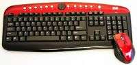 XGR Wireless Keyboard & Mouse, 2.4Ghz, full multimedia functions keys, Nano Receive