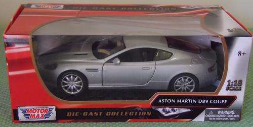 *** FREE SHIPPING*** Aston Martin DB9 coupe 1:18 - Boxed (never opened)