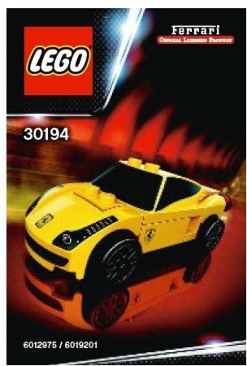 SHELL FERRARI COLLECTION: 458 Italia Ferrari - LEGO (Ferrari Polybag)