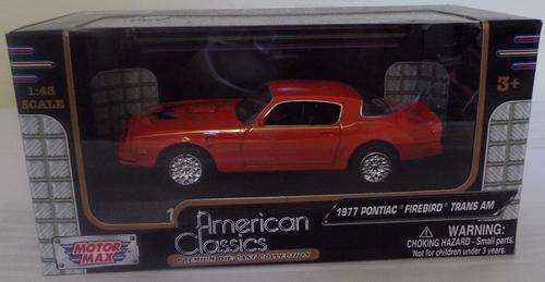 MotorMax 1:43 1977 Pontiac Firebird trans am