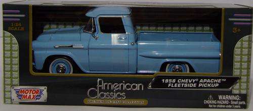 1:24 AMERICAN CLASSICS - 1958 Chevy Apache Fleetside Pickup