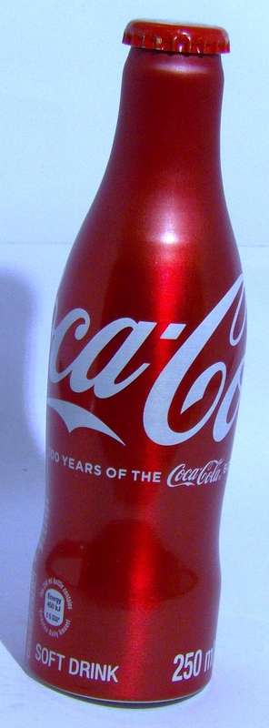 Collectors ITEM - 100 Years of the Coca-Cola Bottle - 250 ml Aluminium bottle