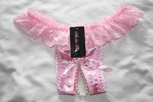 G-String with pearls