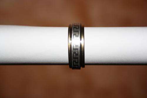 Turning stainless steel ring size 8