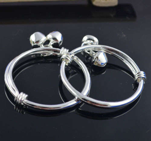 Sterling silver baby bracelet