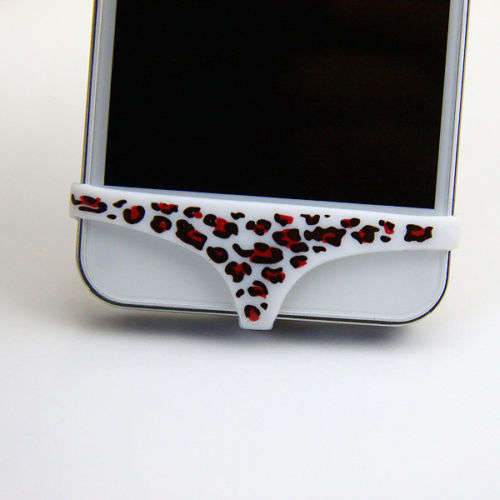 Sexy underwear thong soft silicone home button case cover for iphone 5 4 4S