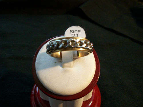 Stainless steel ring size 10