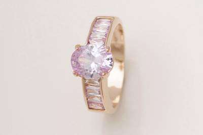 Gold filled amethyst ring size 7.5