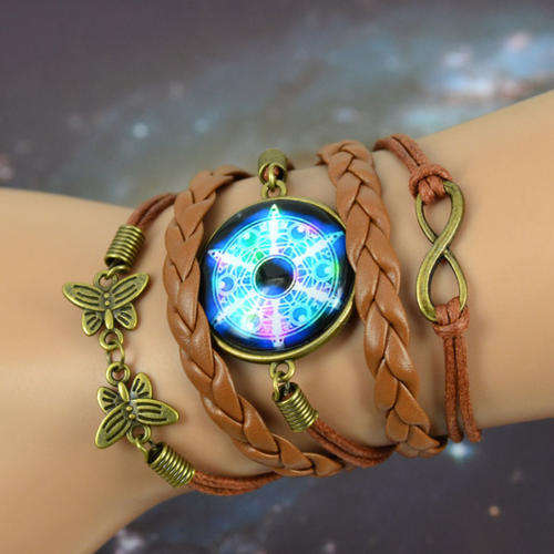 Magic eight trigrams infinity bracelet