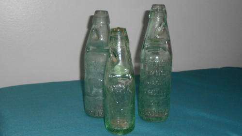 Vintage soda pop bottles